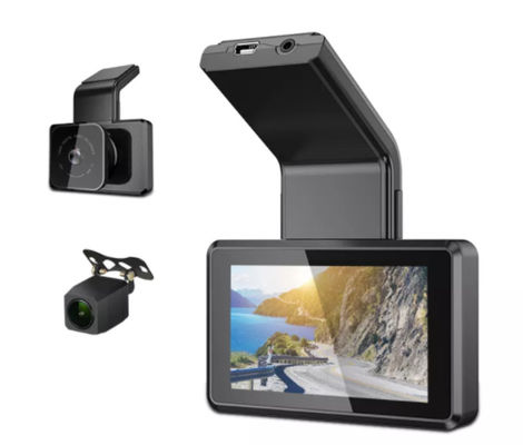 3 pulgadas WIFI GPS Video Car DVR Cámara Grabadora FHD 1080P 24H Monitor de estacionamiento