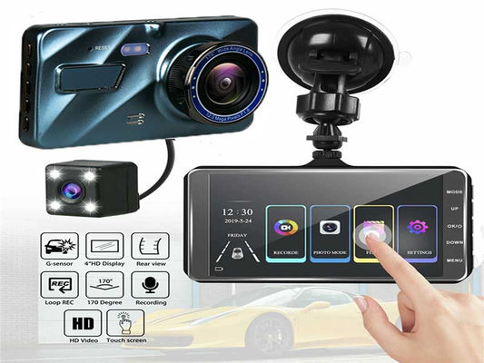 WDR Car Videocámara FHD 1080P Stream Media Mirror Dash Cam Night Versión 128gb