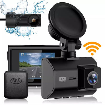 Gps del tablero de instrumentos de la seguridad del vehículo que sigue el espejo retrovisor 4K IMX335 NTK96670 de la leva de la rociada