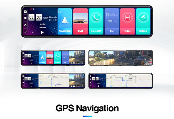 12&quot; Android 8.1 HD1080P 4g Car DVR Dash Cam con Livestreaming Mirror