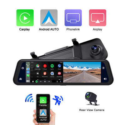Dual Cams HD1080P Carplay Dashboard Blackbox Conducción Grabadora de video 12 pulgadas 2K
