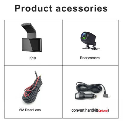 GC2053 4k WiFi Car GPS Tablero Cámara Dash Cam Looping Recorder