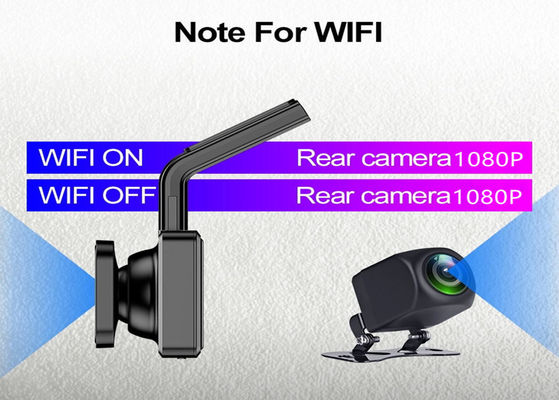 MSTAR MSC8336 Dashboard Car Cam Recorder Display 1080P Dual Lens WiFi incorporado GPS