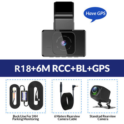 24h ADAS 4g Smart Rearview Mirror Car Recorder Dual Dash Cam GPS DVR Grabación en bucle