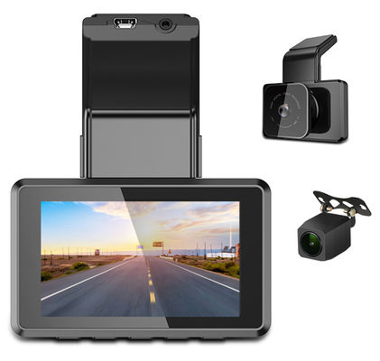 3Inch Full HD Live Stream Dash Cam Cámara grabadora de conducción con GPS WIFI