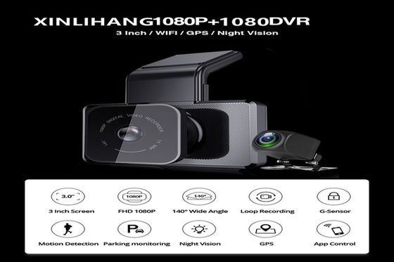3 pulgadas RGB USB Car Videocámara FHD 1080P IPS Pantalla Auto DVR Dashcam