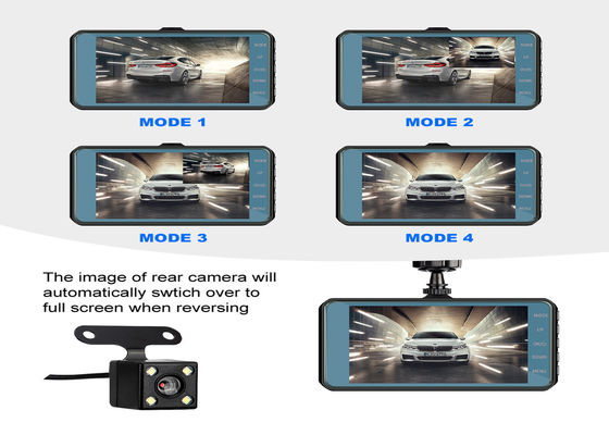 Sistema personalizado de la cámara del vehículo de la videocámara FHD 1080P del coche con DVR