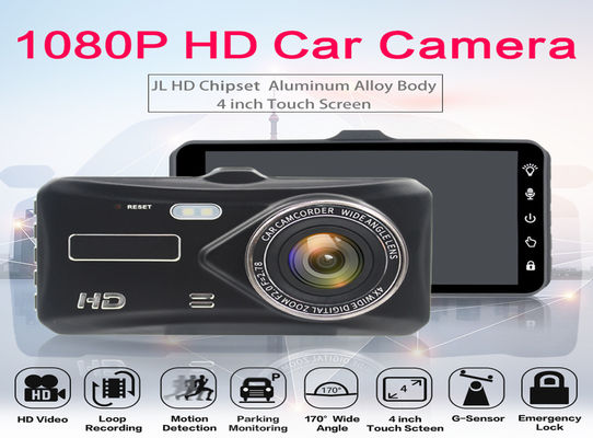 WDR Rearview Full HD DVR Dash Camera Alta resolución Blackbox IPS Pantalla