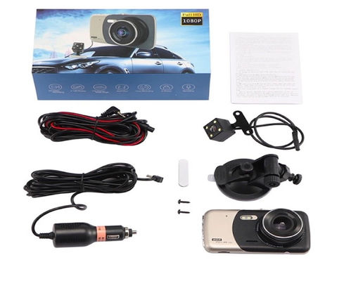 9.66 registrador video del registrador de la cámara delantera del coche de la pulgada 30FPS para el coche FHD 1080P