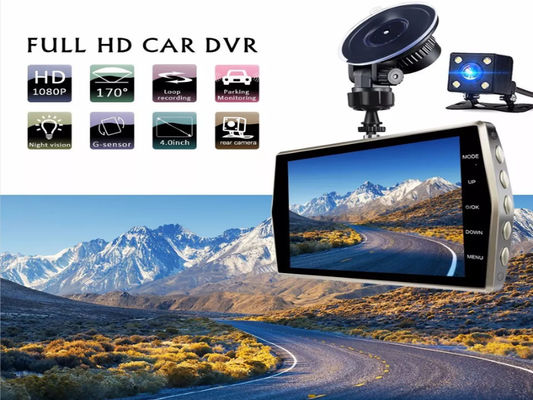 Cámara de la rociada del vehículo de la lente dual delantera y trasera de 1080P 4Inch para el coche interior