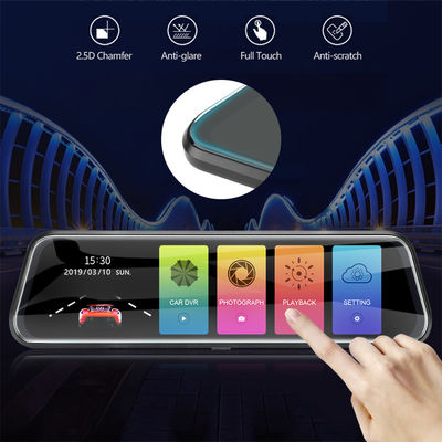 ODM IPS Pantalla táctil Full HD Coche DVR Cámara Lente dual Dash Cam 6X Zoom digital