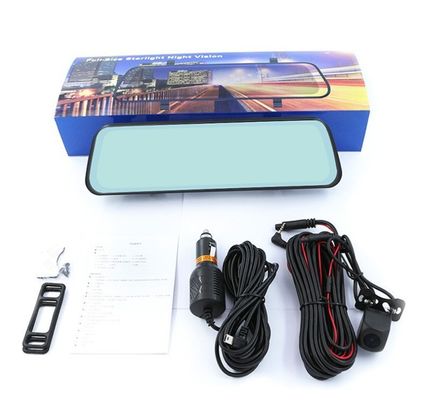 32GB 10 pulgadas Vehículo Blackbox DVR Dash Cam FHD 1080p Stream Media