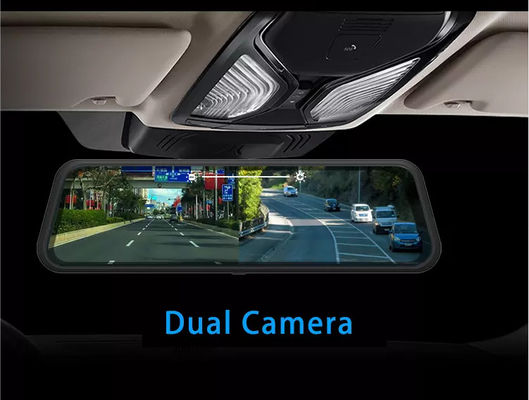 32GB 10 pulgadas Vehículo Blackbox DVR Dash Cam FHD 1080p Stream Media