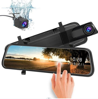 Videocámara de coche con control de voz de 32GB FHD 1080P Modo Dashcam Estacionamiento IP57 a prueba de agua