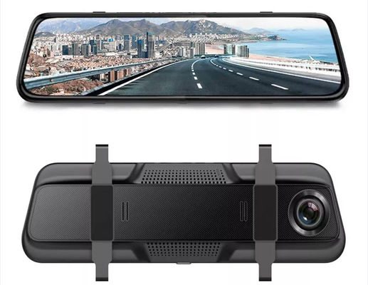 Grabadora de video con cámara DVR para coche con pantalla táctil 4G de 9,66 pulgadas