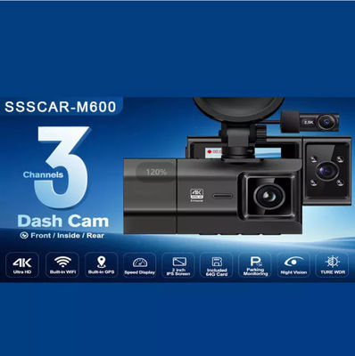 Sony IMX335 1080P Dual Lente Coche DVR Cámara Vehículo Blackbox 2.5K