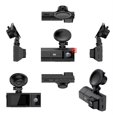 WDR 128GB 4K GPS Dash Cam Cámara montada en tablero 3 canales