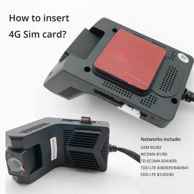MTK6753 Chip Dual Live 4K GPS Dash Cam para seguimiento de flota de automóviles estacionados