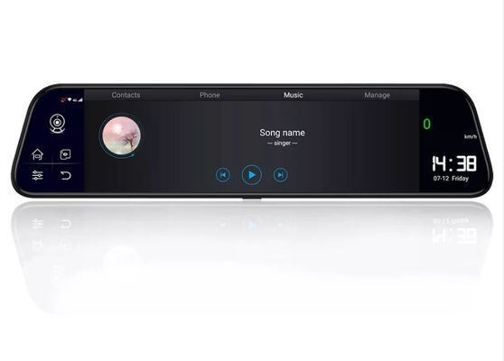 videocámara FHD 1080p DVR 12inch del coche del vehículo de la navegación GPS de 4G ADAS Android