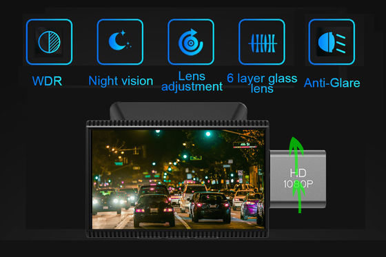 4G Android 8.1 Espejo retrovisor Coche HD DVR 1080p IPS Touch Streaming Media