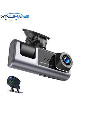Interior trasero delantero del video HD 1080P de la cámara del coche DVR automotriz de 3 lentes