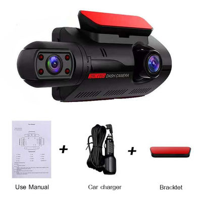 Car Rearview Blackbox DVR Dash Cam Digital Car Videocámara Tablero 3Lens 1080p