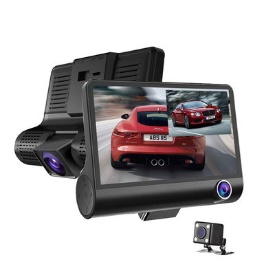 Videocámara FHD 1080p DVR del coche de la cámara de la pantalla del IPS de 4 pulgadas con 3 cámaras de seguridad