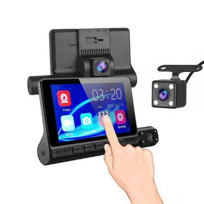 Detección de movimiento Gsensor del sistema DVR del tablero de instrumentos de la cámara del tablero de instrumentos inalámbrico de la pantalla táctil de 4 pulgadas