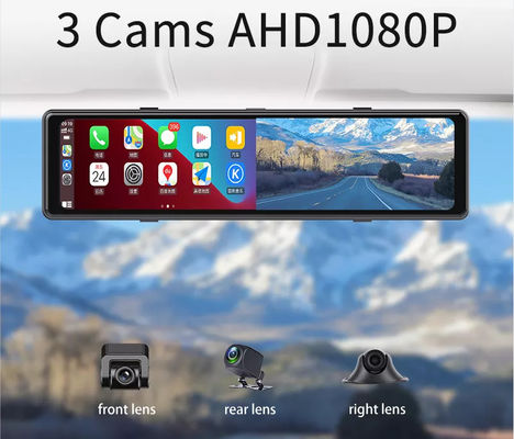 Inalámbrico Carplay Full HD Wifi Adas Usb Coche DVR Cámara 1440P