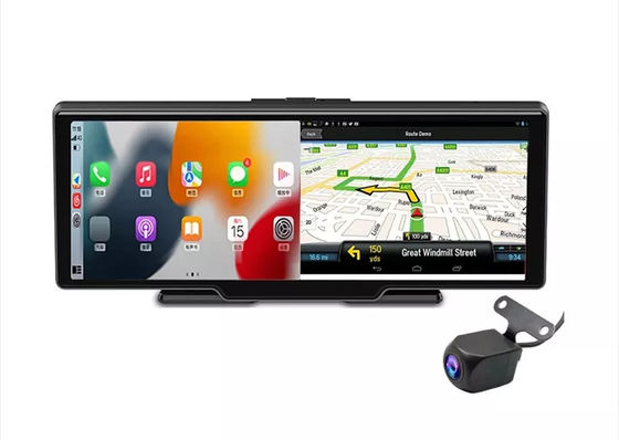 Lente dual HD1080P Android Mp5 Carplay Reproductor de DVD 10in Pantalla táctil 2.5K