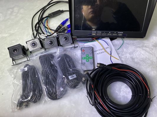 el tablero de instrumentos del camión de 10 pulgadas montó el sistema de cámara automotriz DVR de la leva 128G de la rociada 9V-36V