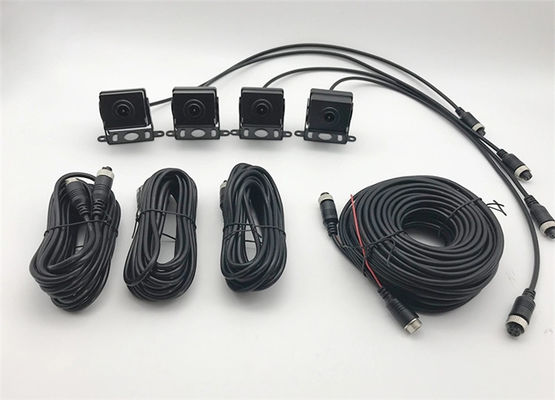 Camión del vehículo de AHD 720P grabadora DVR 4CH de la leva de la rociada de la pantalla de 9,66 pulgadas