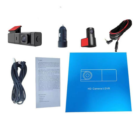 videocámara dual delantera y trasera del coche de la cámara de la leva de la rociada de Blackbox DVR de 4K 2K 170 grados