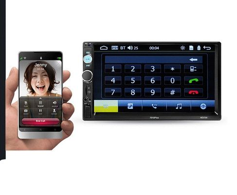 Universal Motion Activated Dashcam Navigator 7.0 Pulgadas Ips Pantalla Coche DVR FM Reproductor de DVD